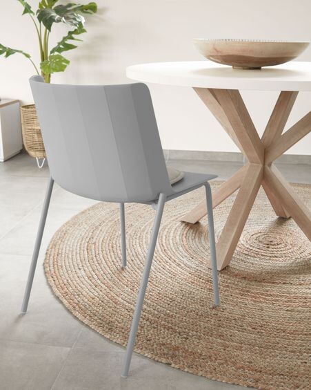 Silla Hannia gris