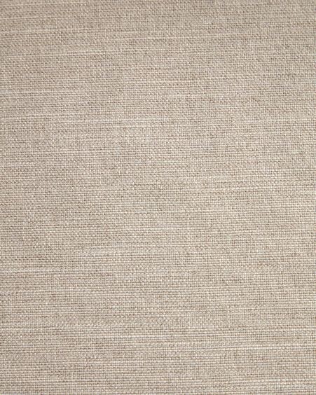 Taburete Doriane madera maciza olmo acabado lacado negro y asiento de tela altura 65 cm