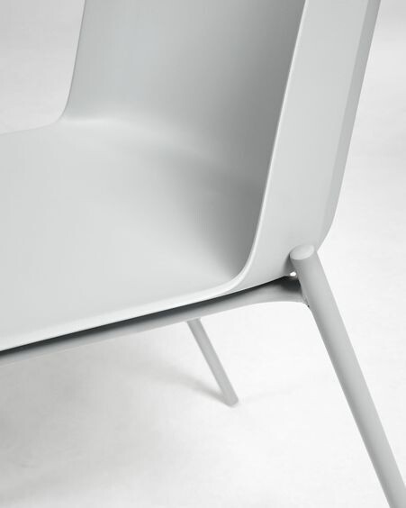 Silla Hannia gris