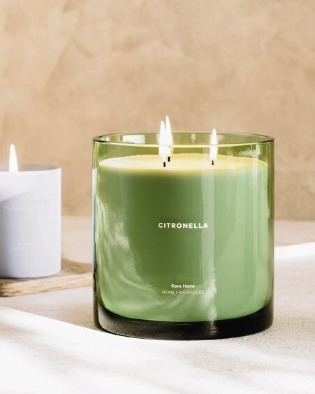 Vela aromática Citronella verde 750 gr
