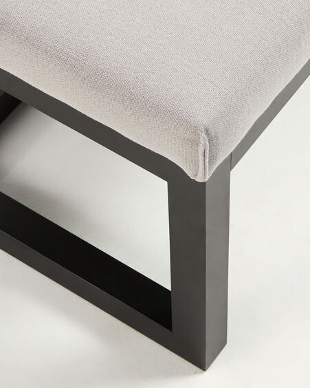 Banqueta Loya gris 128 cm