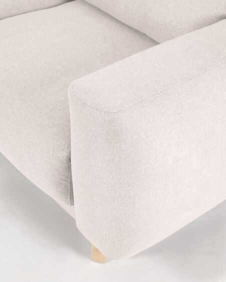 Sofá Singa 3 plazas con chaise longue izquierdo blanco 296 cm