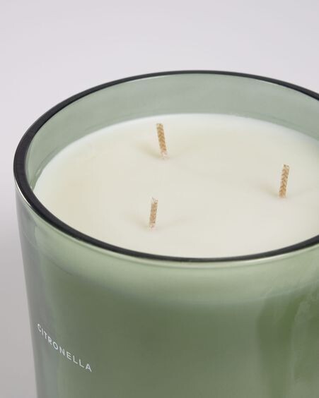 Vela aromática Citronella verde 750 gr