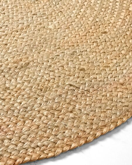 Alfombra redonda Doc 100% yute natural Ø 100 cm