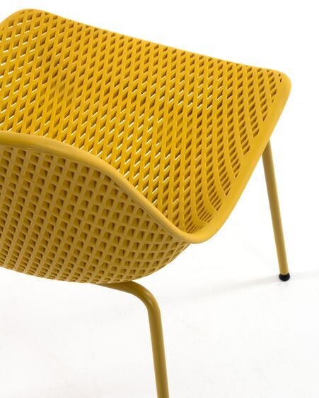 Silla exterior Quinby amarillo