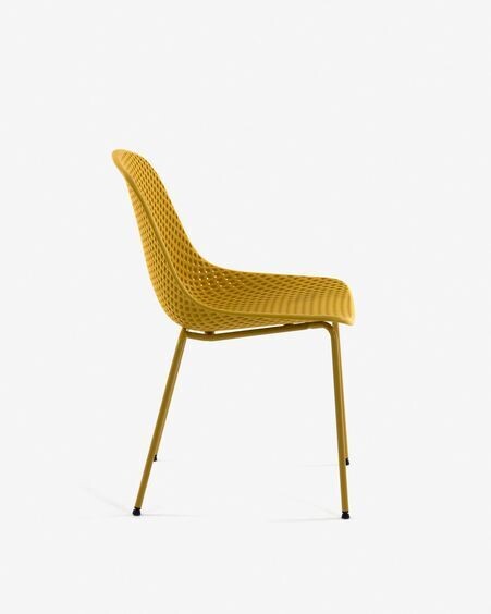 Silla exterior Quinby amarillo