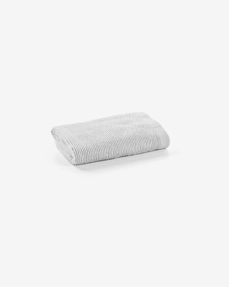 Toalla de manos Miekki 100% algodón blanco