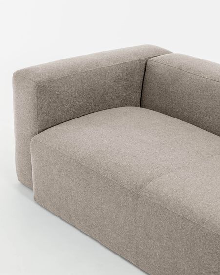 Sofá rinconero Blok 4 plazas beige 320 x 230 cm