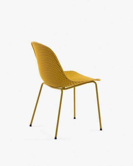 Silla exterior Quinby amarillo