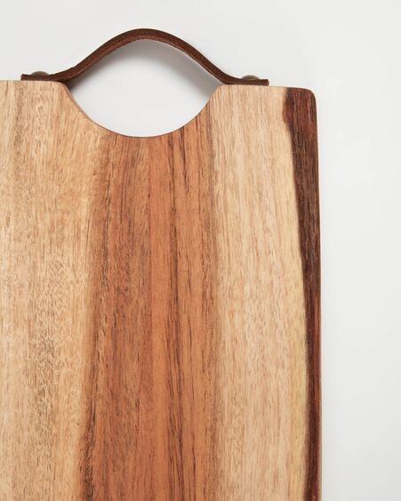 Tabla de servir rectangular Severa madera maciza acacia