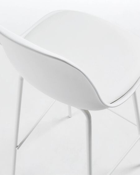 Taburete Brighter blanco altura 65 cm