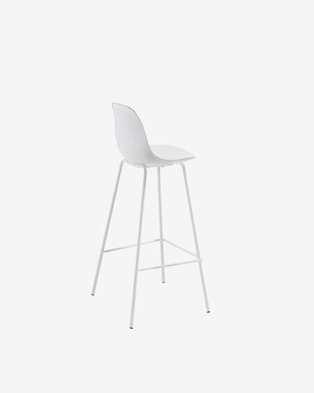 Taburete Brighter blanco altura 65 cm