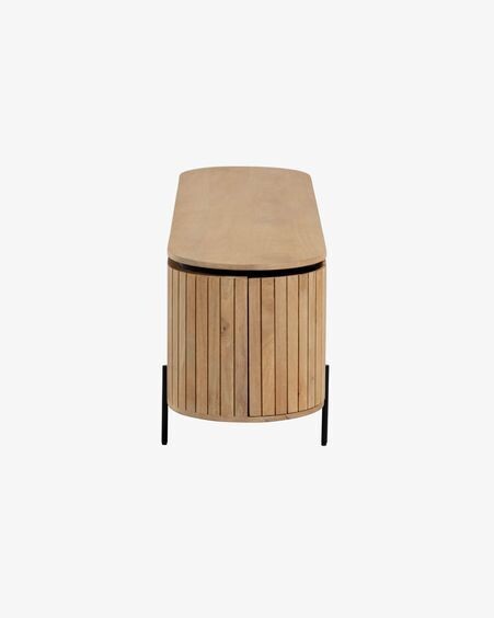 Mueble TV Licia de madera maciza de mango 160 x 56 cm