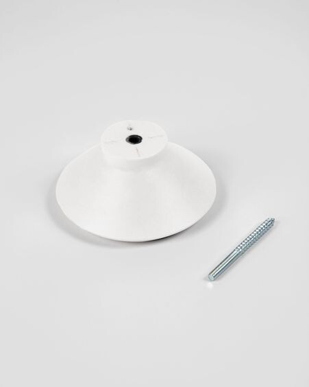 Set Nadua de 3 colgadores de madera maciza de haya con acabado blanco
