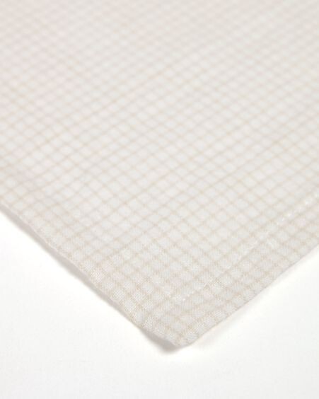 Set Erlea de 2 servilletas de algodón y lino blanco