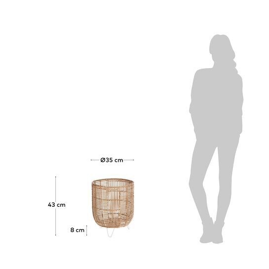 Macetero Cecira fibras naturales Ø 35 cm