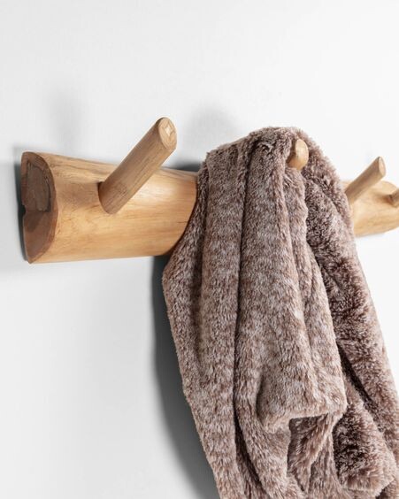 Perchero Gaillech de madera maciza de teca