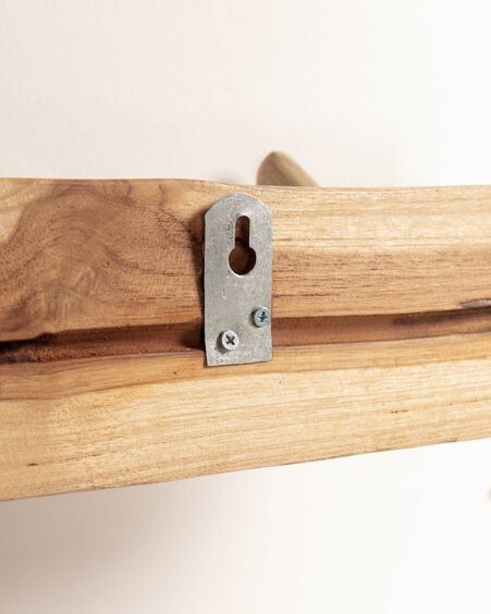 Perchero Gaillech de madera maciza de teca