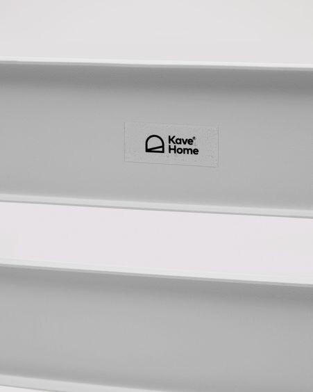 Set de exterior Alrick de mesa y 2 sillas plegables de acero gris claro