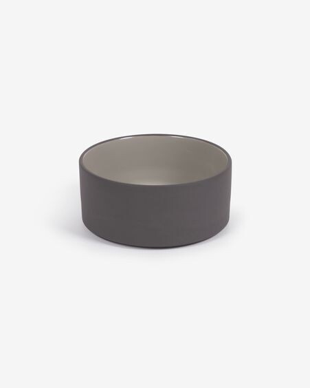 Bol pequeño Thianela de porcelana gris