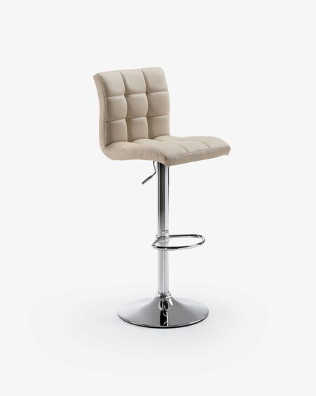 Taburete Crema beige altura 60-81 cm
