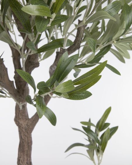 Planta artificial Olivo con maceta negro 140 cm