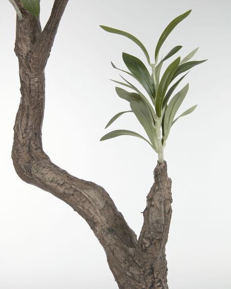 Planta artificial Olivo con maceta negro 140 cm