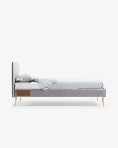 Funda cama Dyla gris 90 x 190 cm