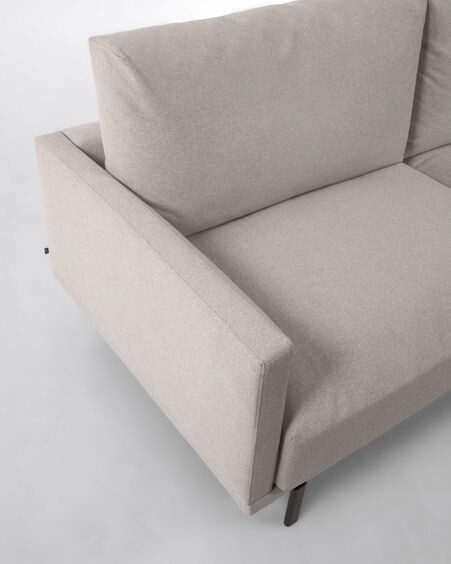 Sofá Galene 3 plazas beige 214 cm