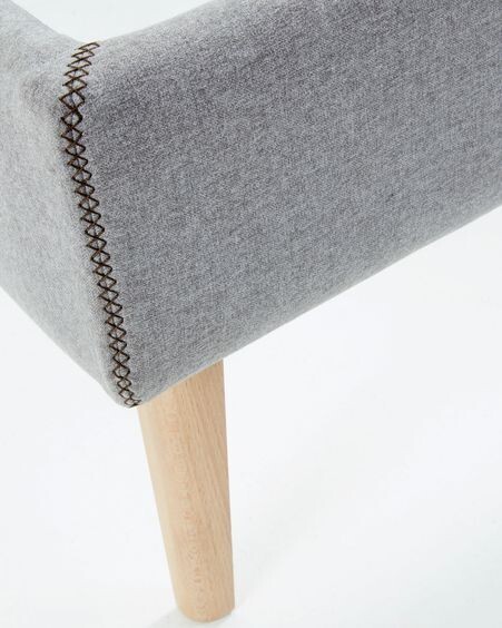 Funda cama Dyla gris 90 x 190 cm