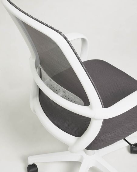 Silla de escritorio Melva gris