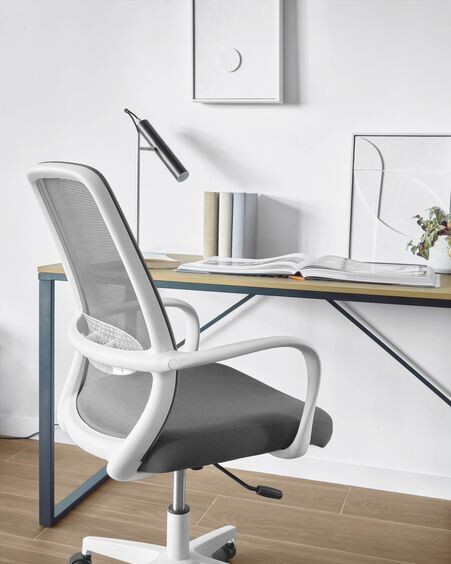 Silla de escritorio Melva gris