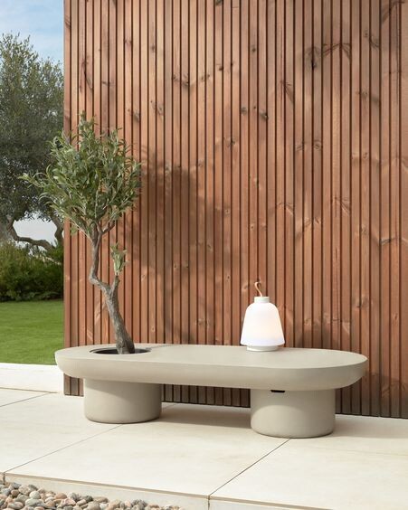 Planta artificial Olivo con maceta negro 140 cm