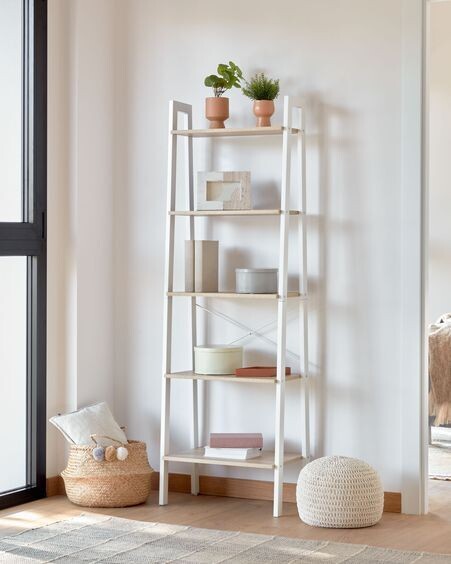 Estantería Aarhus acero blanco 56 x 172 cm