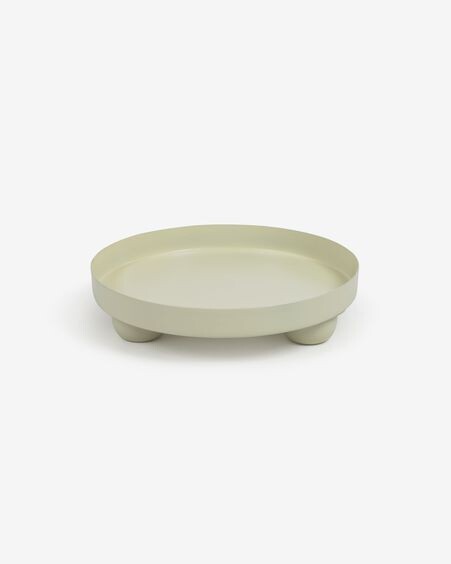 Centro de mesa Charisse de metal beige