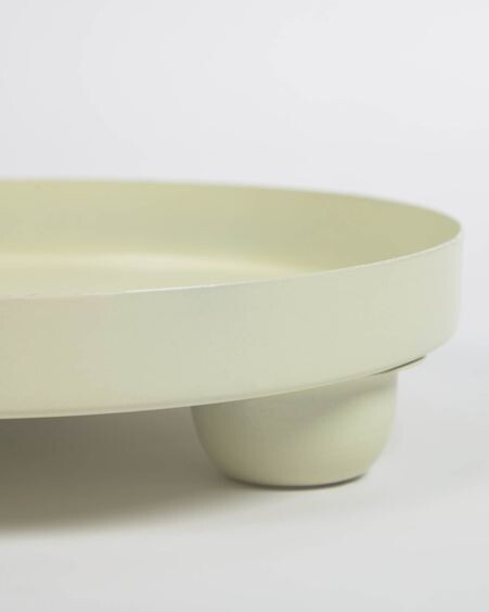 Centro de mesa Charisse de metal beige