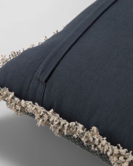 Funda cojín Camily 30 x 50 cm gris oscuro