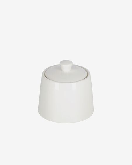 Azucarero Pierina porcelana blanco