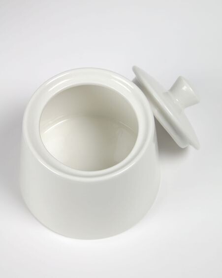 Azucarero Pierina porcelana blanco