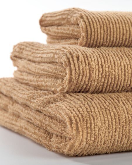 Toalla de baño grande Miekki 100% algodón beige