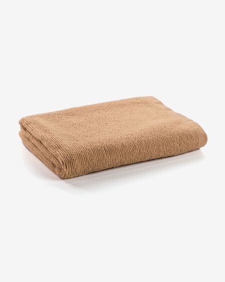 Toalla de baño grande Miekki 100% algodón beige