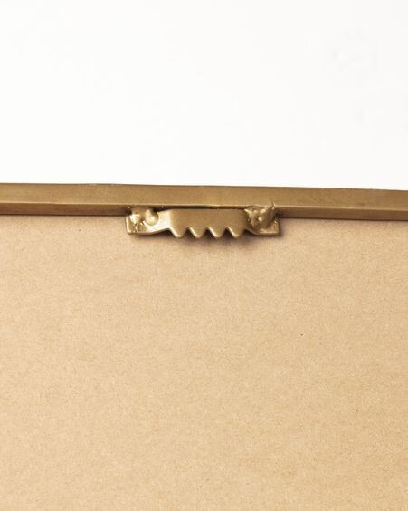 Espejo de pared Marco metal dorado 30 x 100 cm
