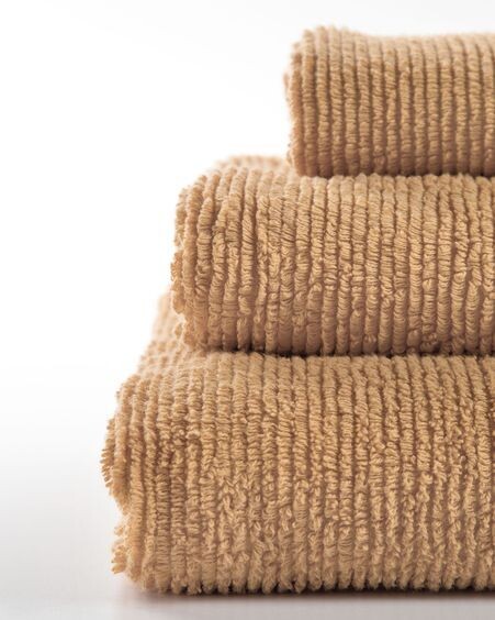 Toalla de baño grande Miekki 100% algodón beige