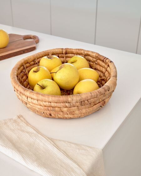 Cesta para servir Colomba fibras naturales