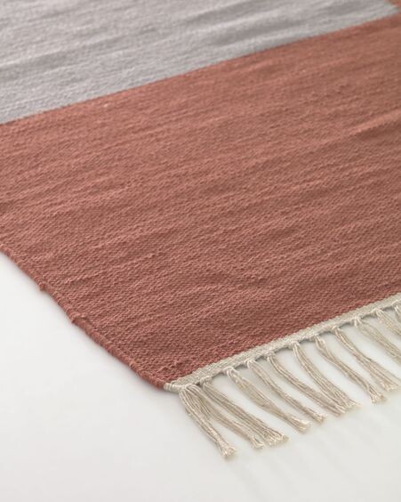 Alfombra Cataleya 100 % algodón multicolor 160 x 230 cm