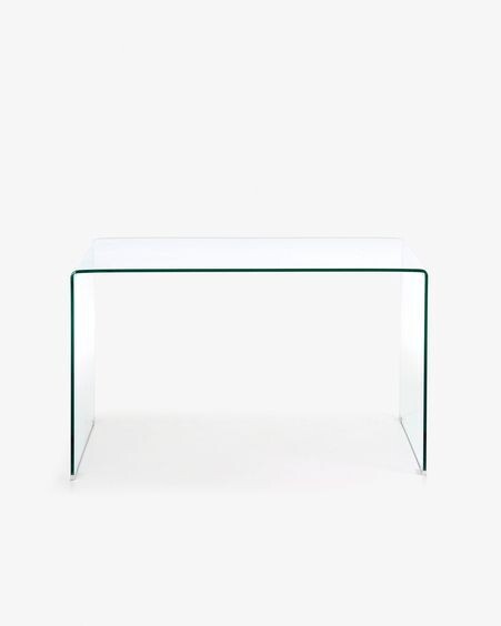 Escritorio Burano de cristal 125 x 70 cm