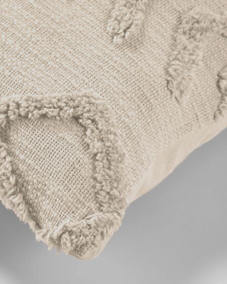 Funda cojín Xayoxhira 45 x 45 cm beige