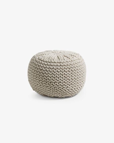 Puf Shott Ø 50 cm blanco