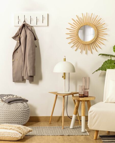 Puf Shott Ø 50 cm blanco