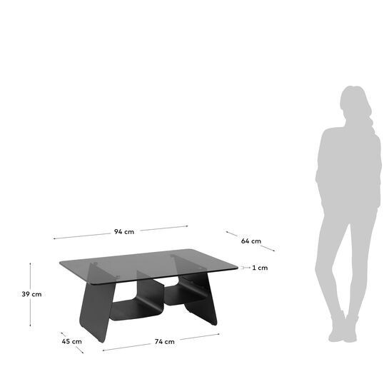 Mesa de centro Oseye 94 x 64 cm